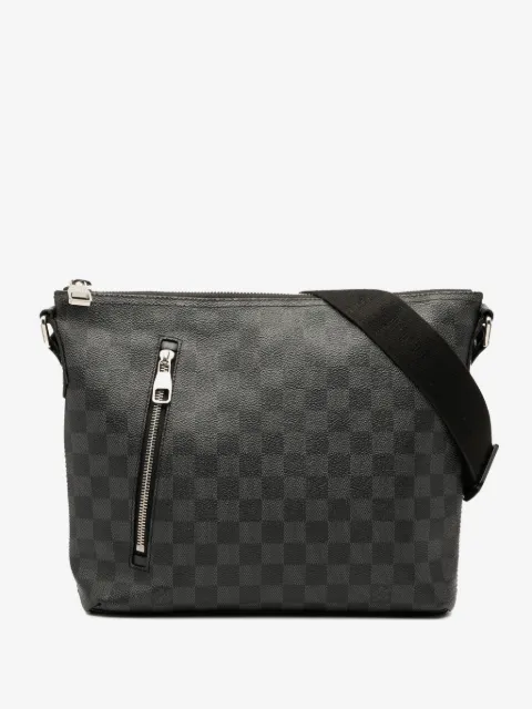 Louis Vuitton Pre-Owned Damier Graphite Mick PM 斜挎包（2014年典藏款）