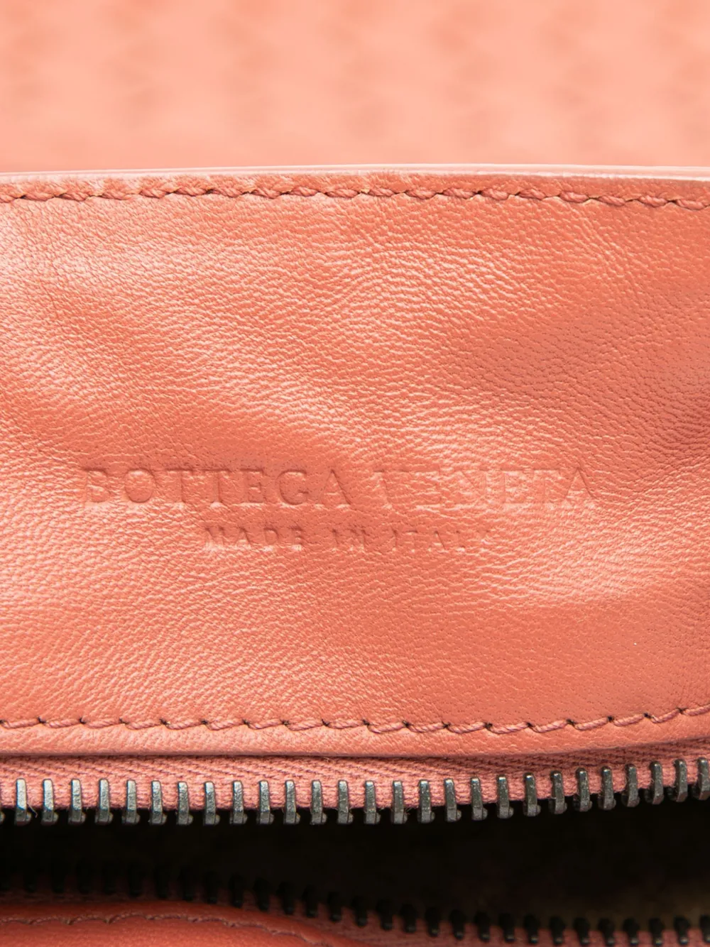 Pre-owned Bottega Veneta 2012-2025 Nappa Intrecciato Tote Bag In Orange