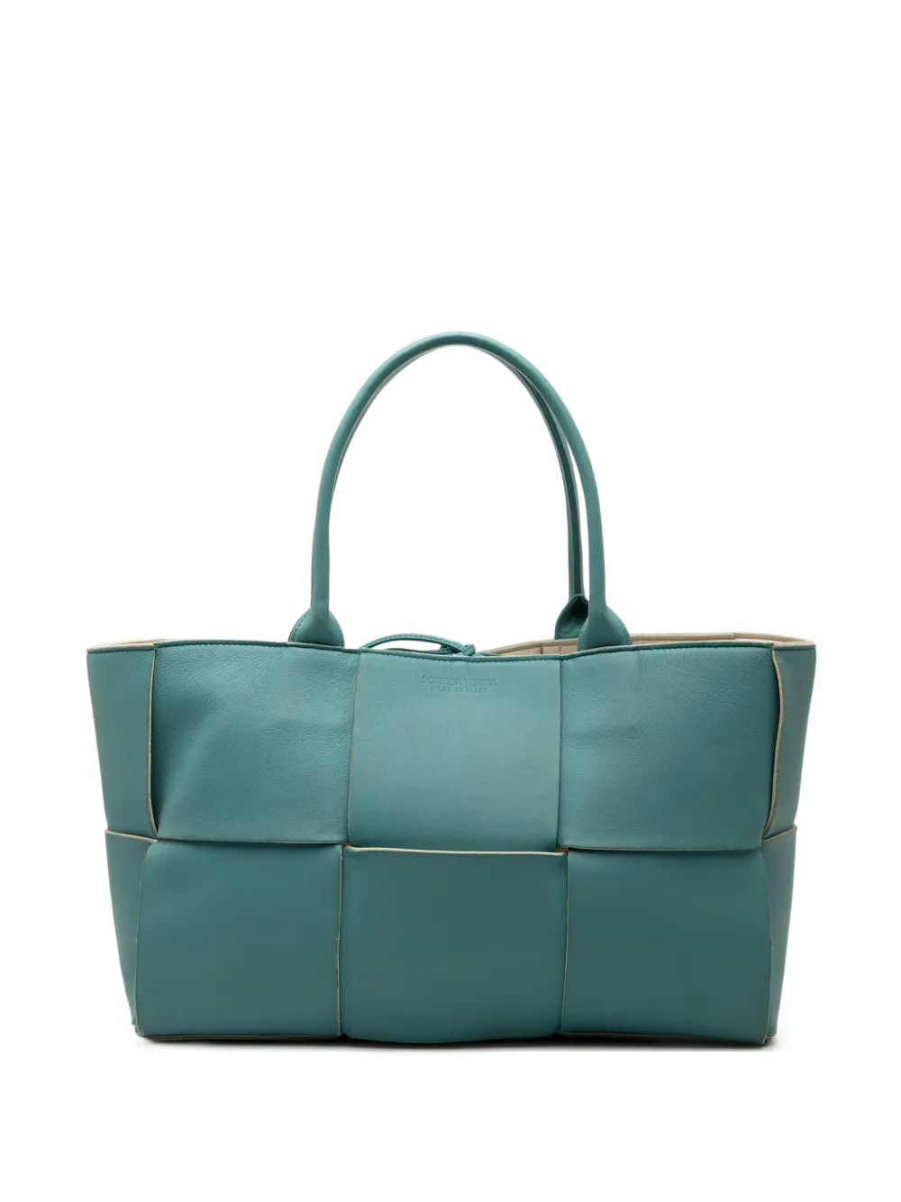 Bottega Veneta Pre-Owned 2012-2025 Medium Nappa Maxi Intrecciato Arco tote bag - Blue