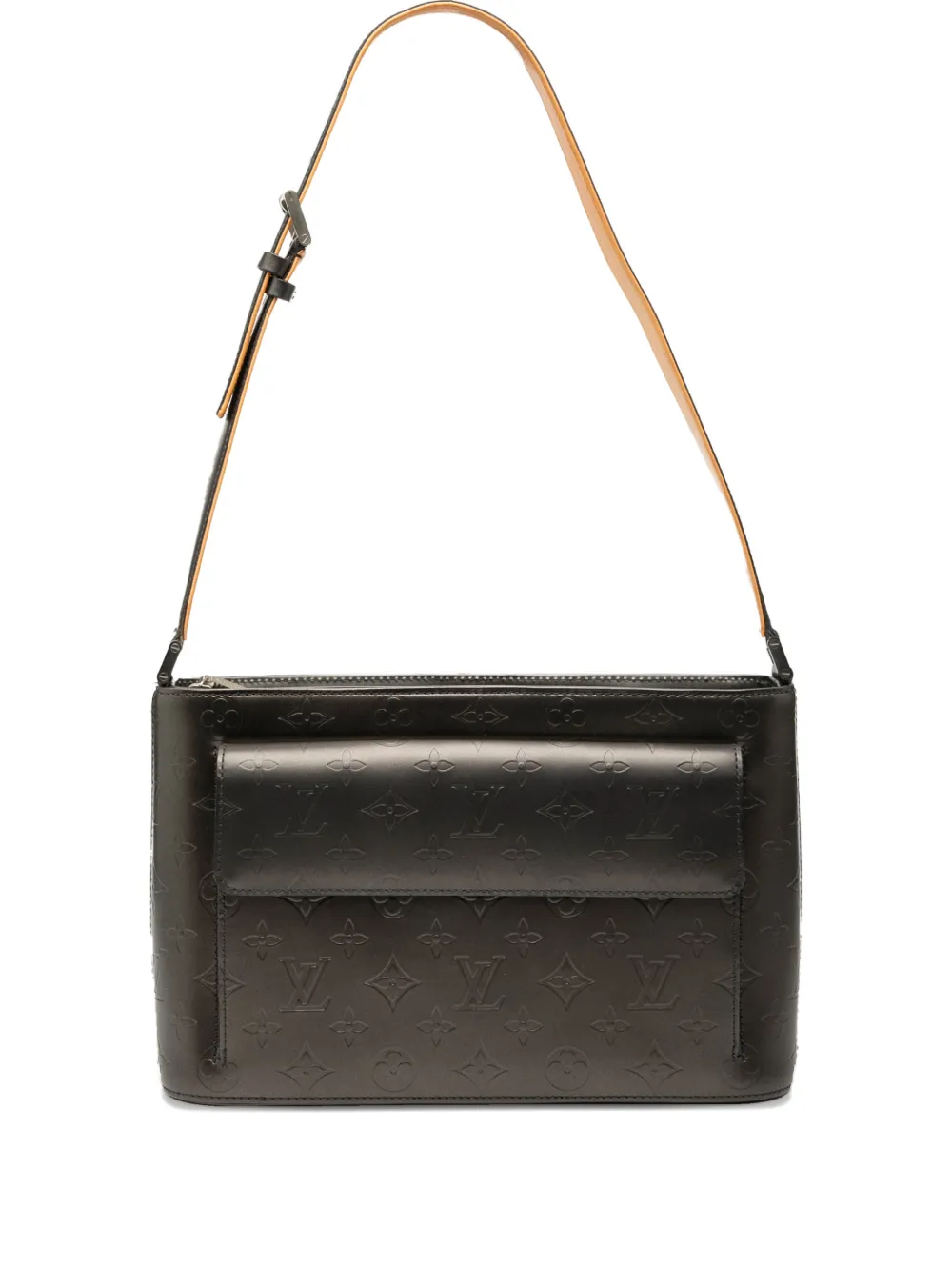 Louis Vuitton Pre-Owned 2002 Monogram Mat Alston shoulder bag | Grey | Image 1