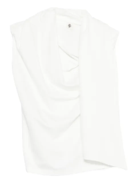 The Garment draped scarf blouse