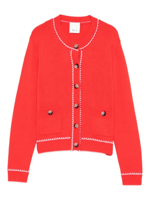 Allude patch-pocket cardigan