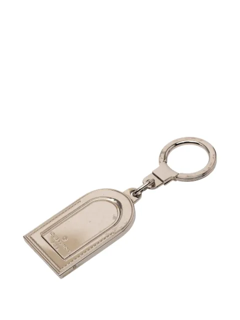 Louis Vuitton Pre-Owned llavero Silver Metal Luggage Tag 2000-2025