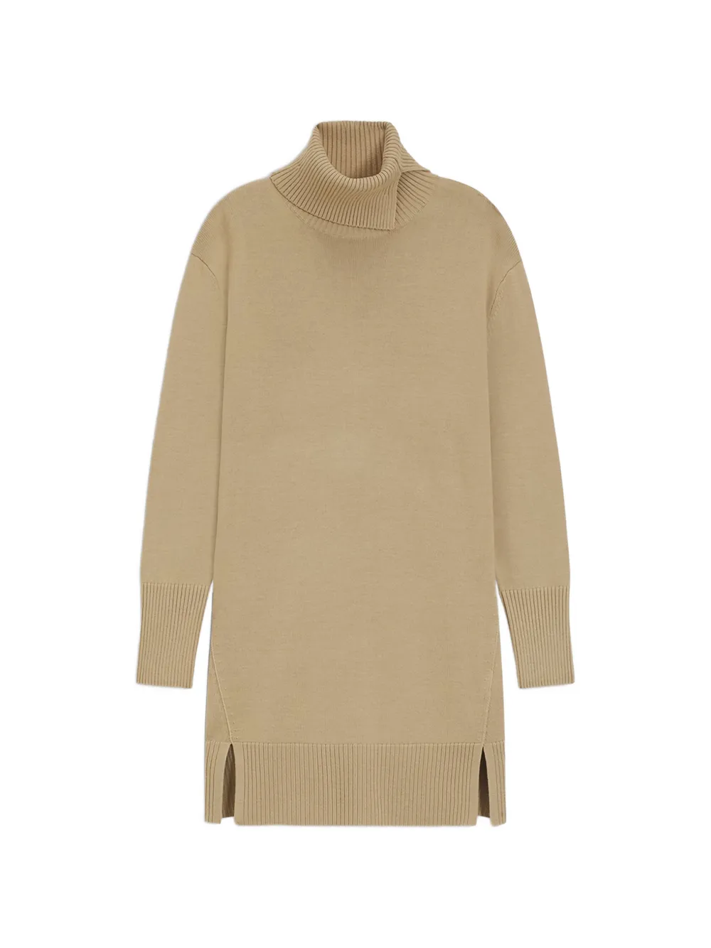 BOSS roll-neck mini dress - Toni neutri