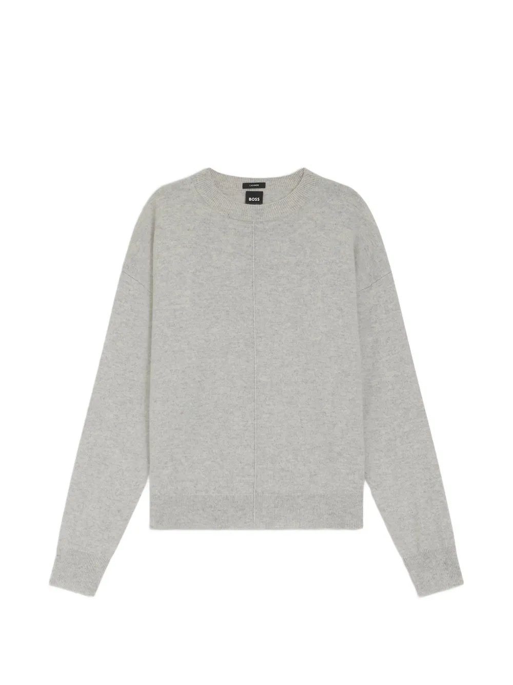 BOSS seam-detail sweater - Grau