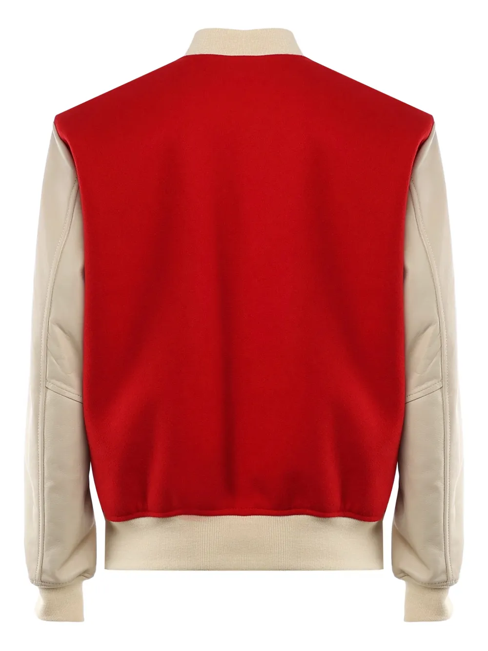 Giuliano Galiano chamarra universitaria de piel con botones | Chamarras bomber | Image 2