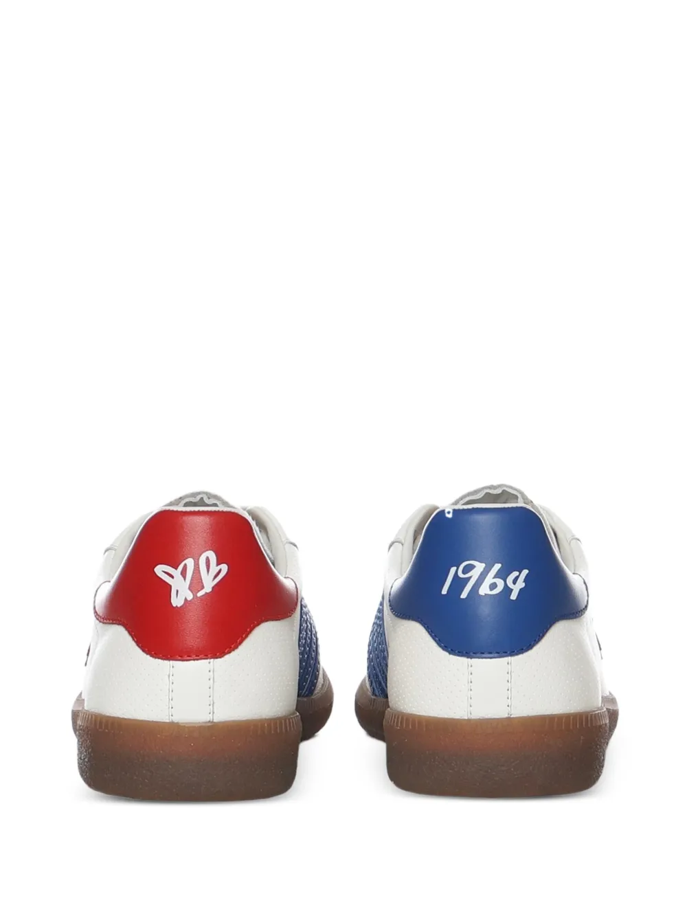 DSQUARED2 Rebels leather sneakers Wit