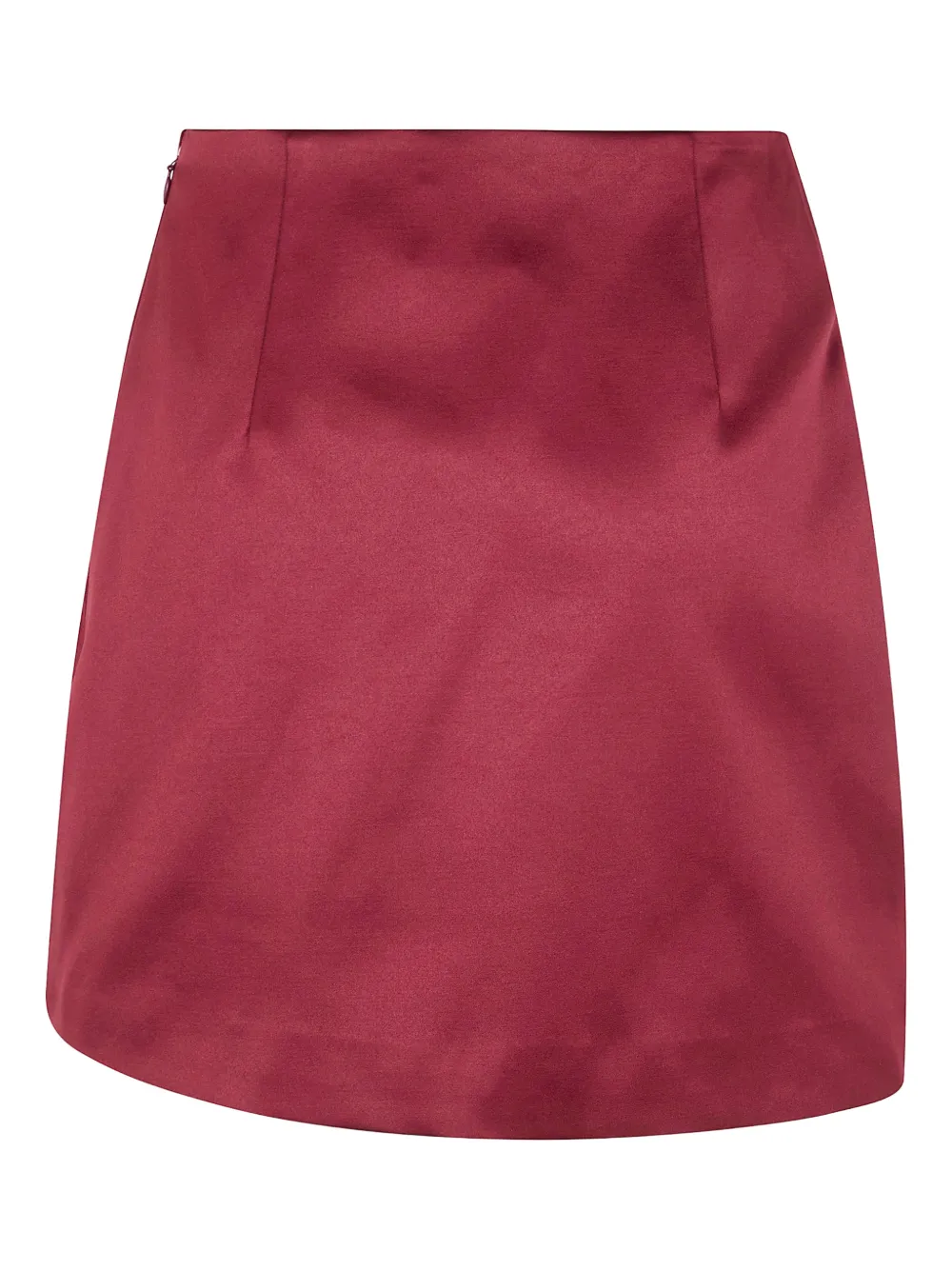 By Malene Birger Draped Mini Skirt In Burgundy