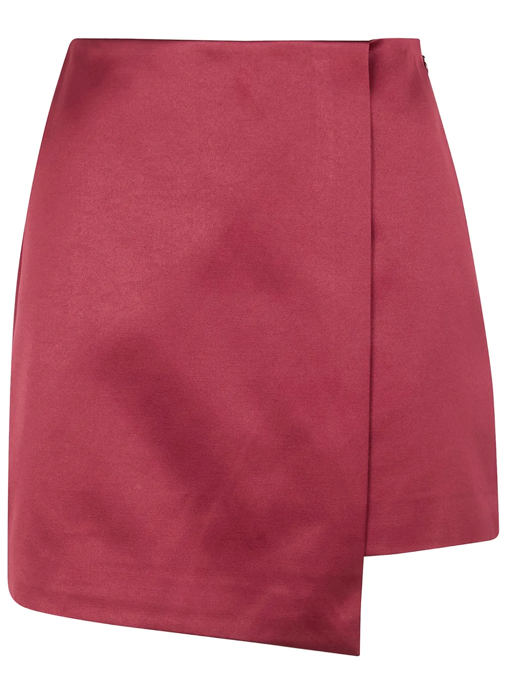 By Malene Birger Draped Mini Skirt In Burgundy