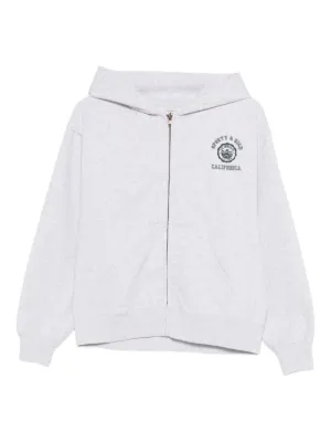 Sporty & Rich Dodgers Serif Hoodie | Grey | FARFETCH AO