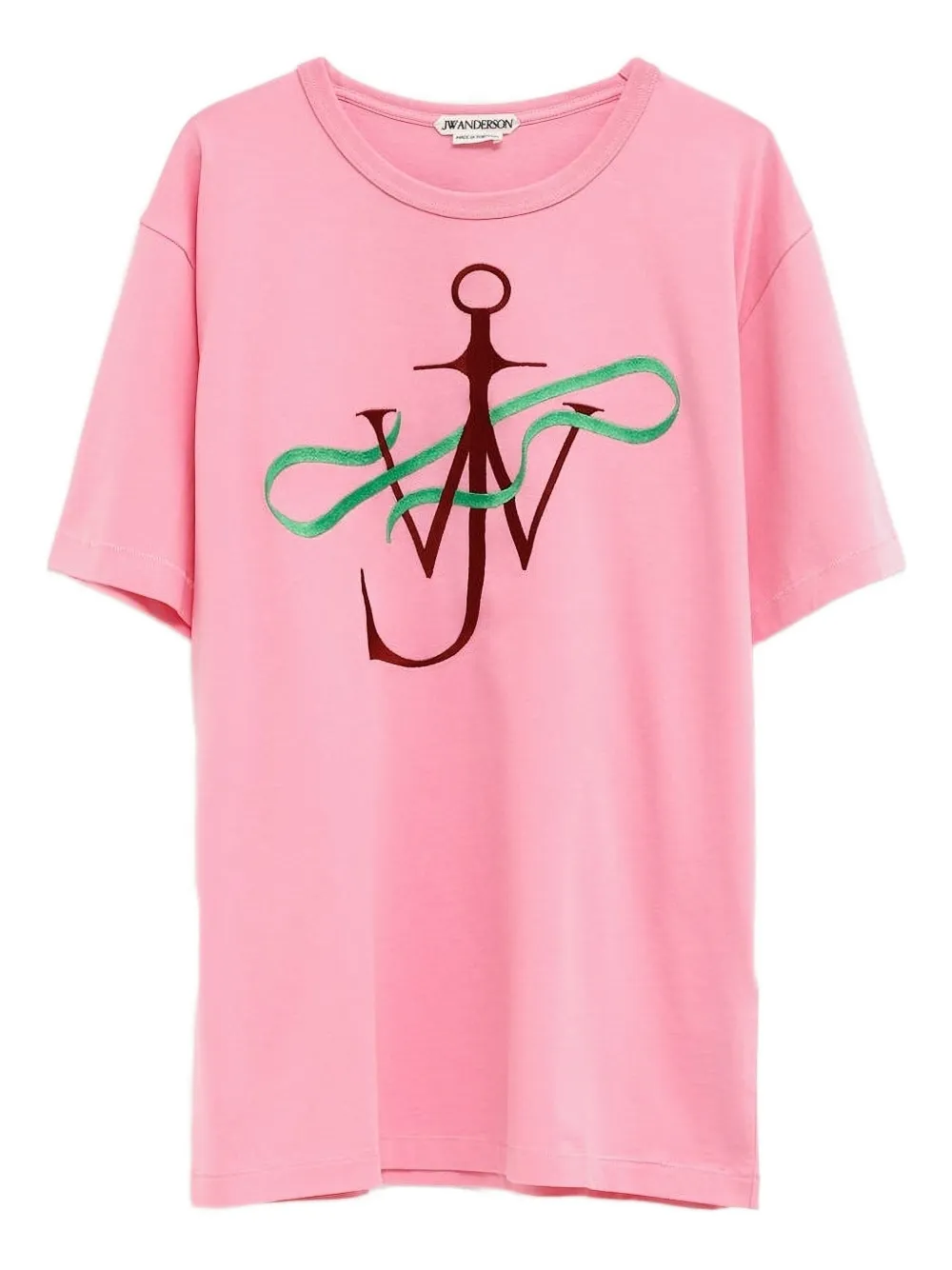 JW Anderson camiseta bordada | rosado | Image 1