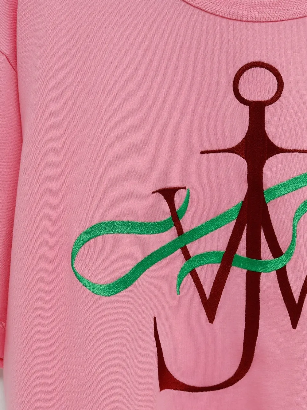 JW Anderson T-shirt met borduurwerk Roze