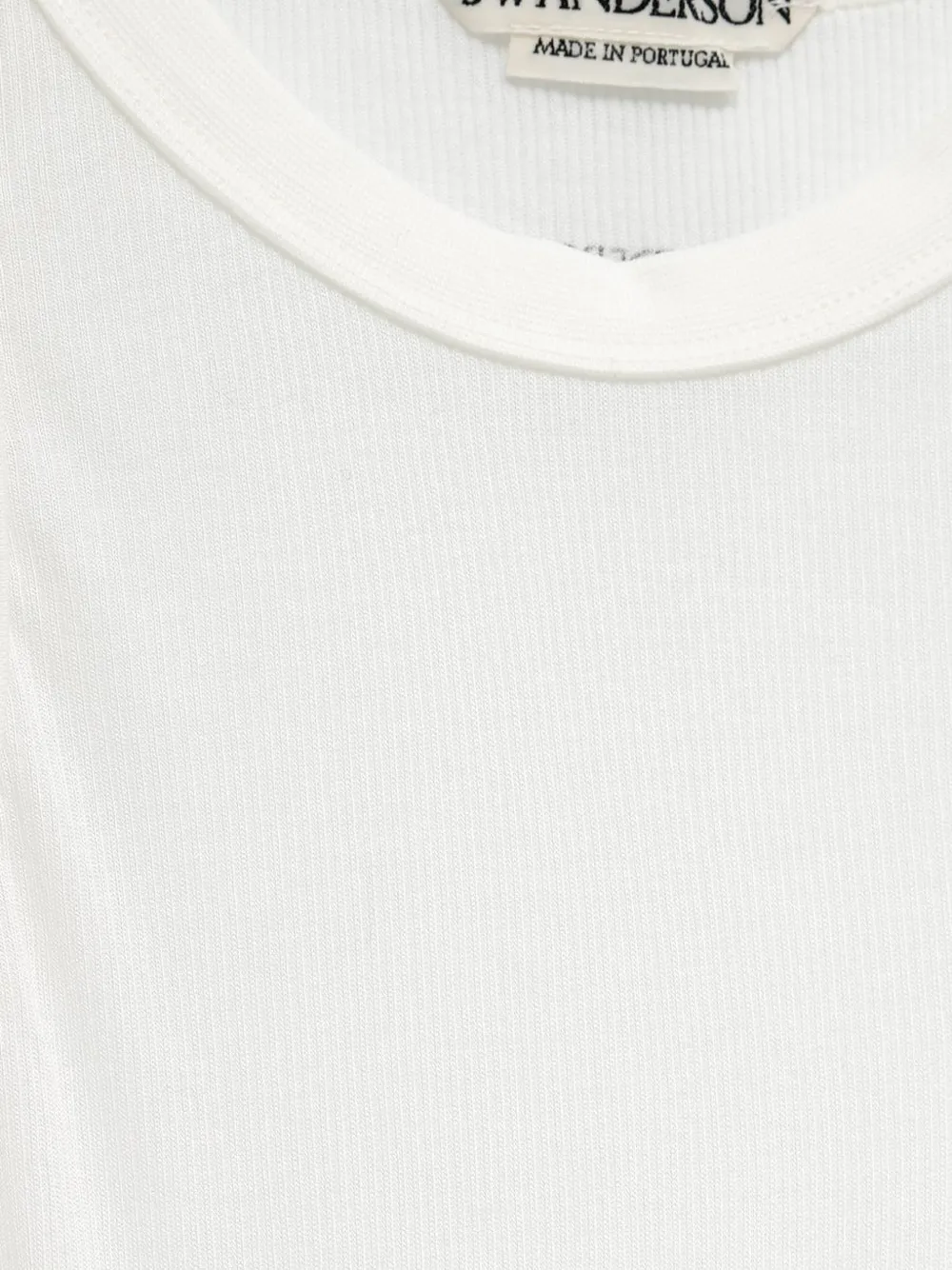 JW Anderson Geribbelde tanktop Wit