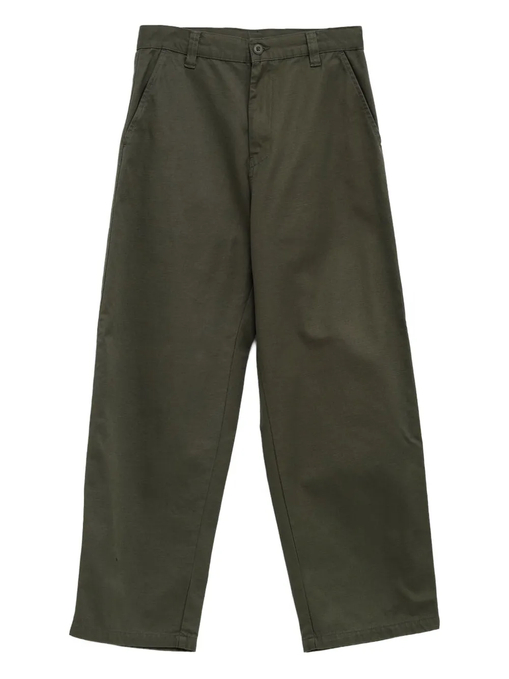 Carhartt WIP Brady logo-patch trousers | Green | Image 1