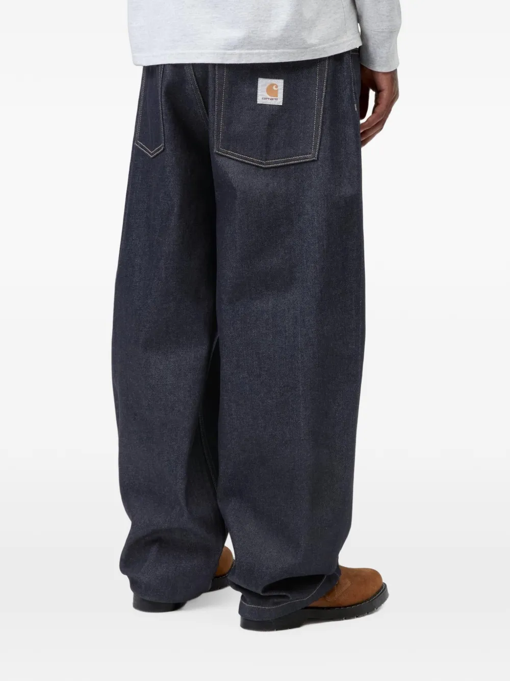 Carhartt WIP Brandon jeans met ritssluiting Blauw