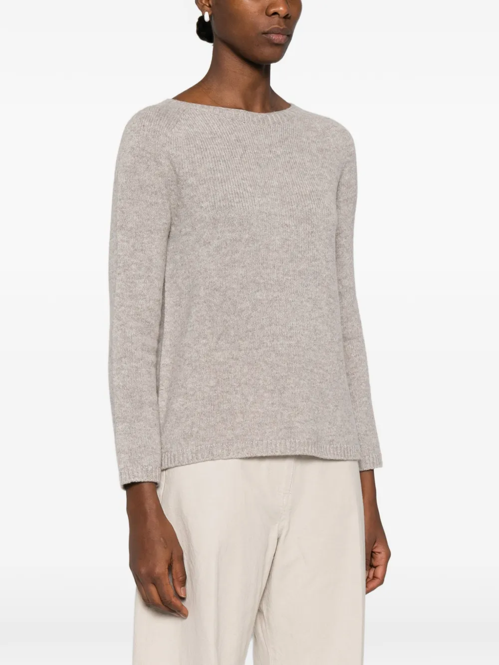  's Max Mara Long-sleeve Sweater - Neutrals 