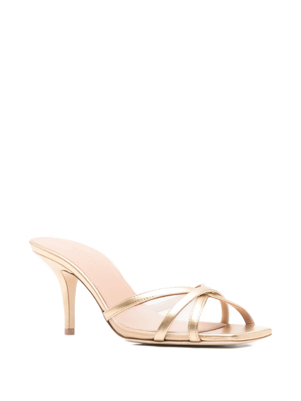 Malone Souliers criss-cross stiletto pumps 70mm Goud