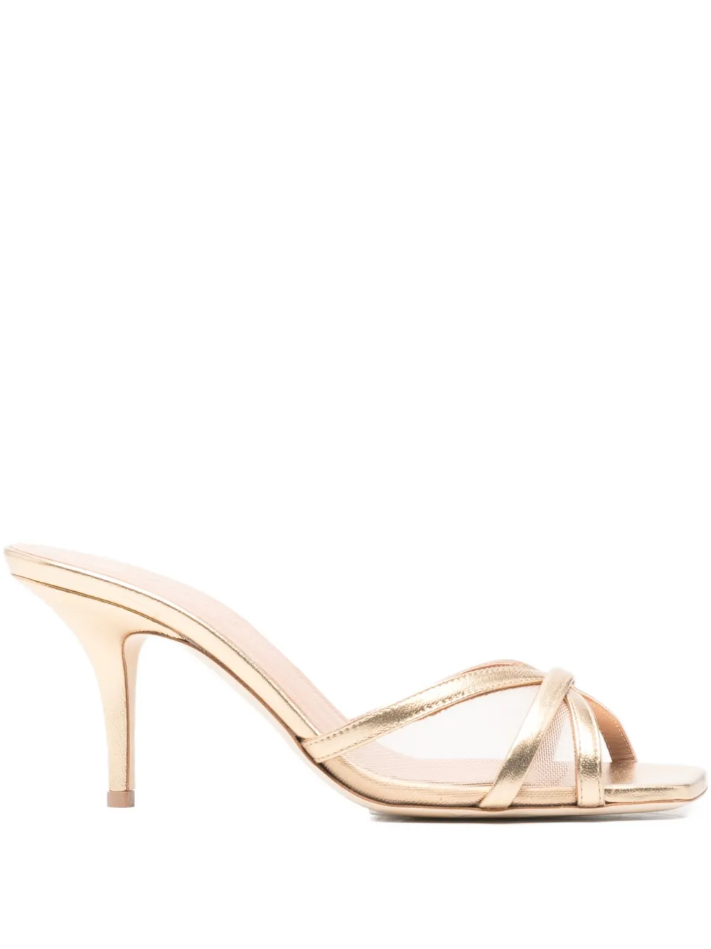 Malone Souliers criss-cross stiletto pumps 70mm Goud