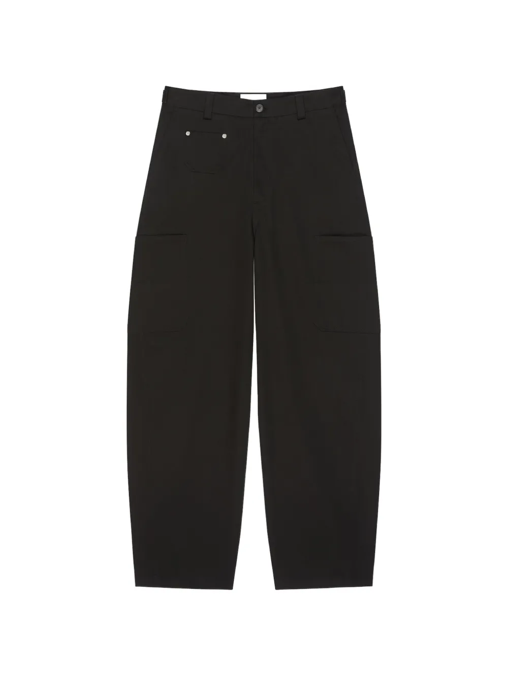 Givenchy Couture Seam katoenen broek met borduurwerk Zwart