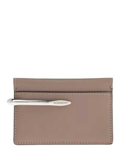 Givenchy logo-plaque card holder
