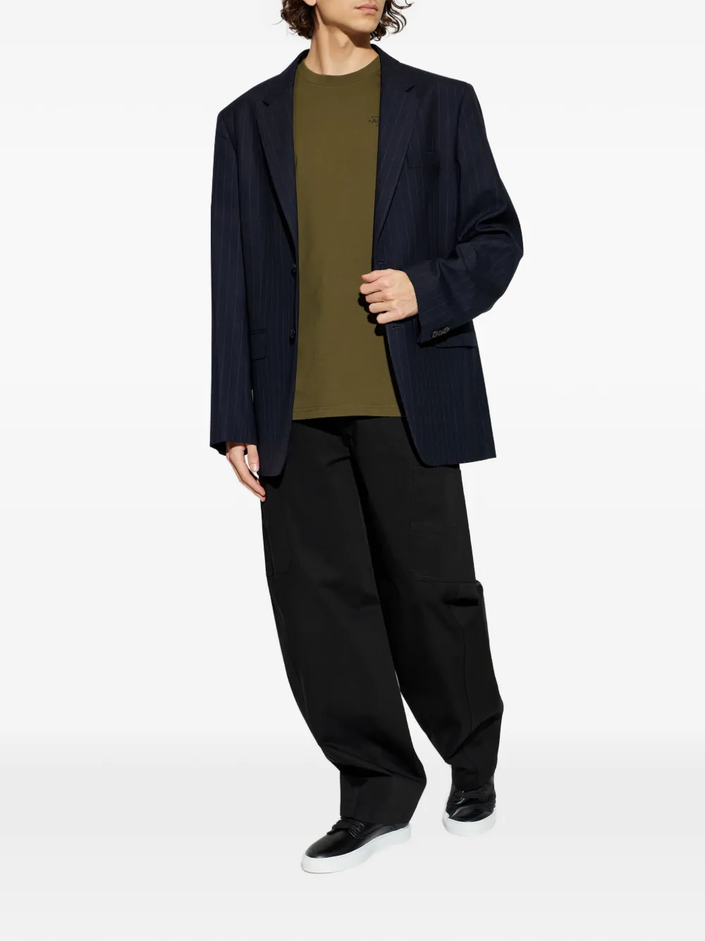 Givenchy T-shirt met logodetail - Groen