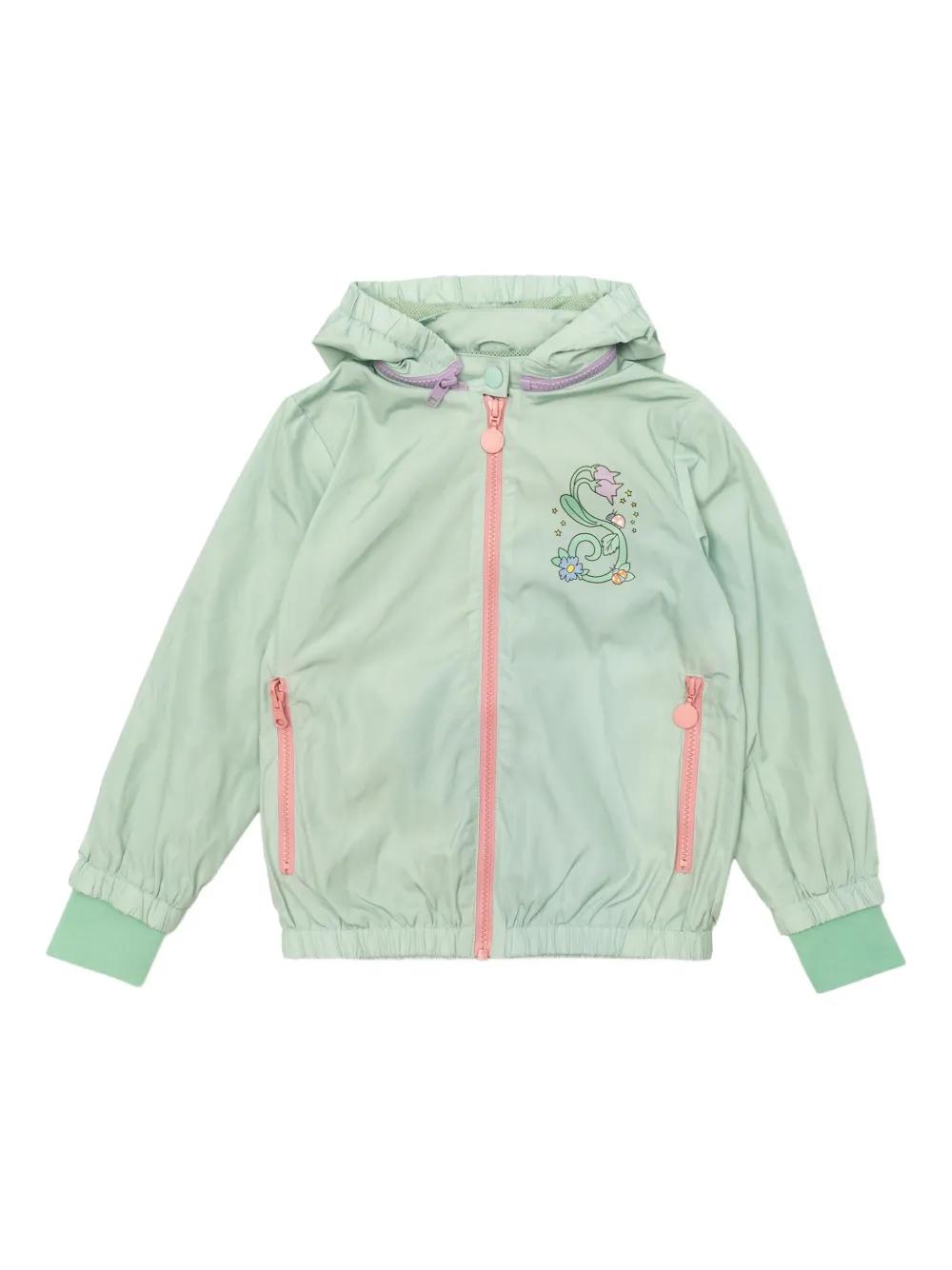 Stella McCartney Kids chamarra con estampado gráfico | verde | Image 1