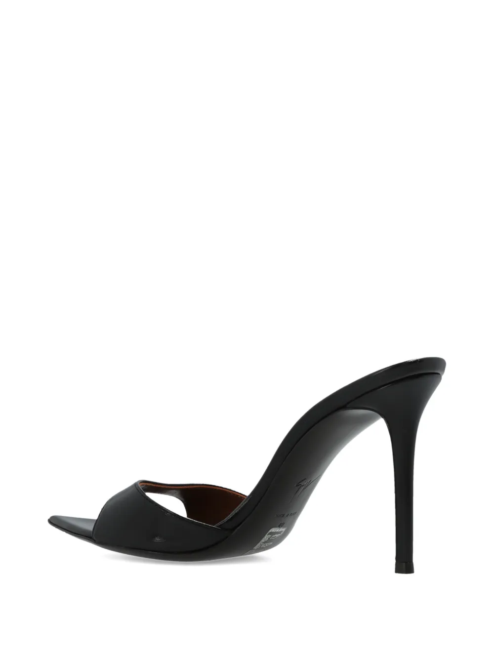 Giuseppe Zanotti 90mm Intriigo Pointed-toe Sandals In Black