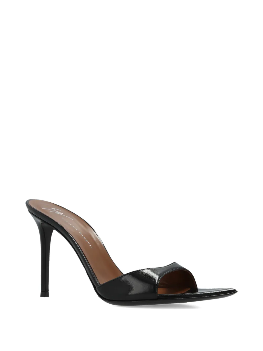 Giuseppe Zanotti 90mm Intriigo Pointed-toe Sandals In Black