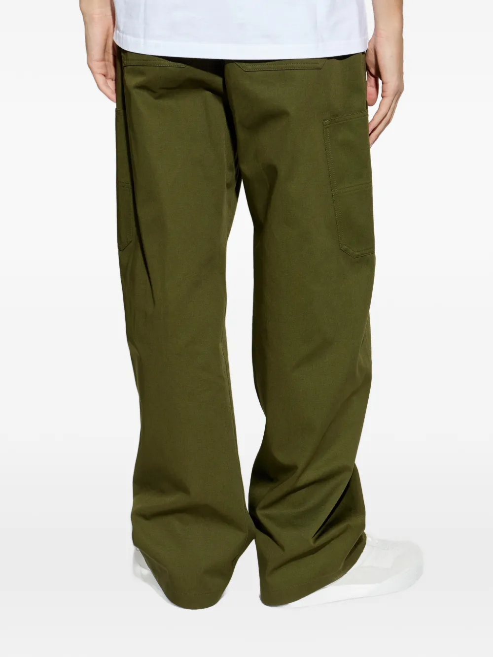 Givenchy Ruimvallende broek Groen