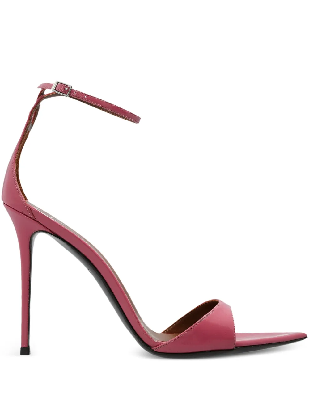 Giuseppe Zanotti 105mm Intriigo Strap open-toe pumps | Pink | Image 1