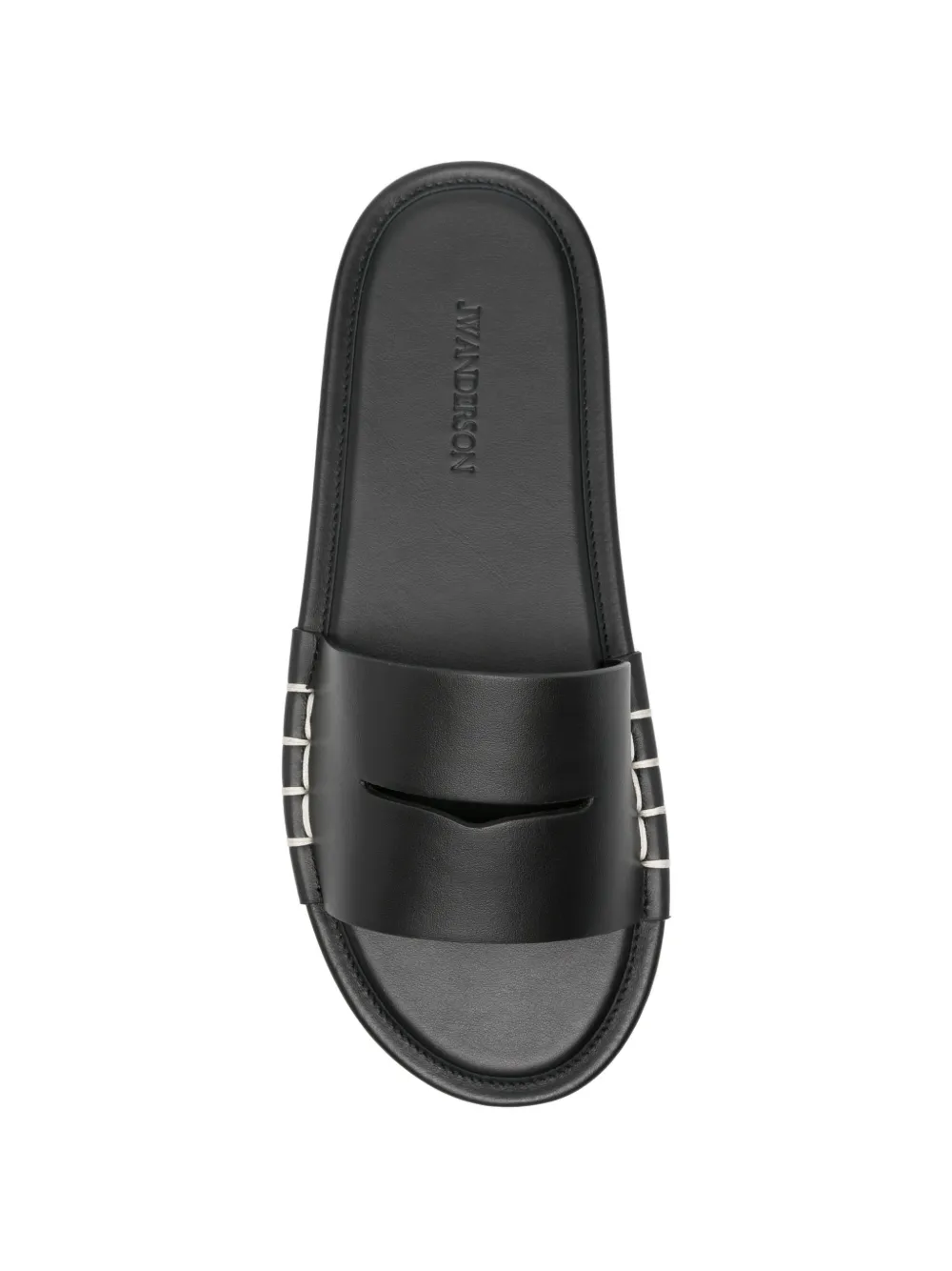 JW Anderson Leren sandalen Zwart