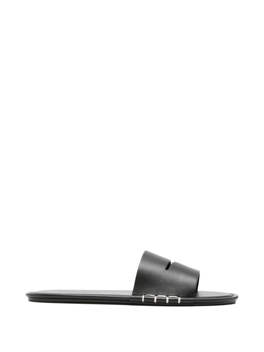 JW Anderson cut-out detail leather sandals - Schwarz