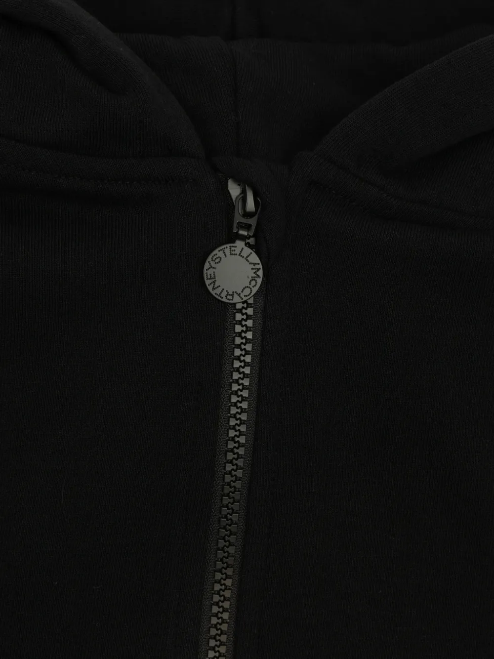 Stella McCartney Kids Hoodie met rits Zwart