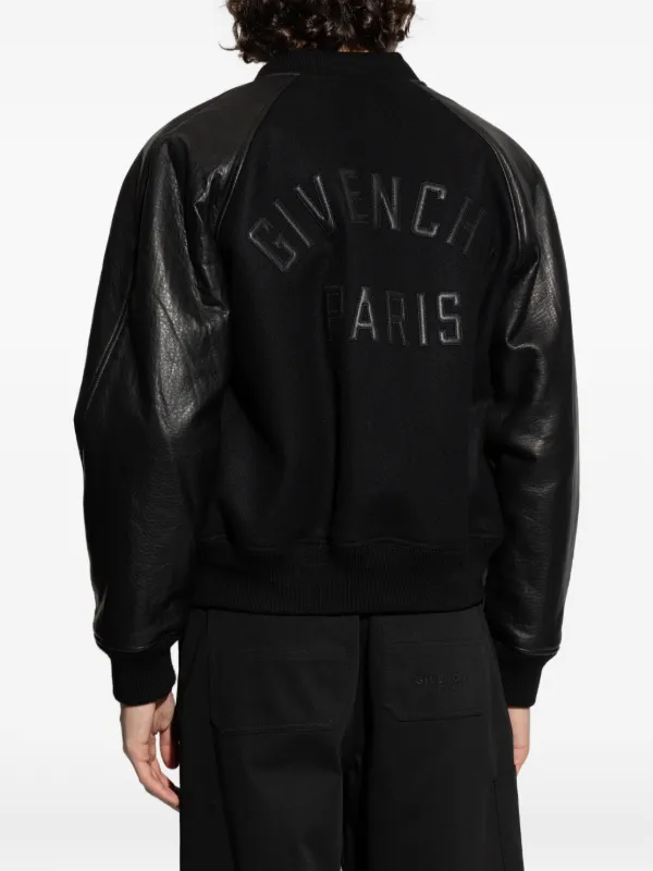 Givenchy Panelled Bomber Jacket | Black | FARFETCH