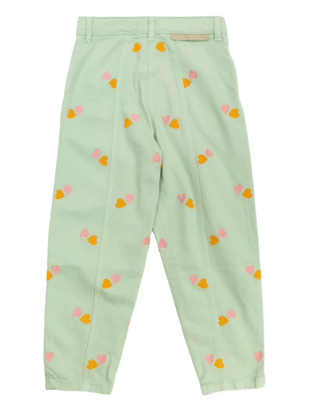  Stella Mccartney Kids Heart-motif Trousers - Green 