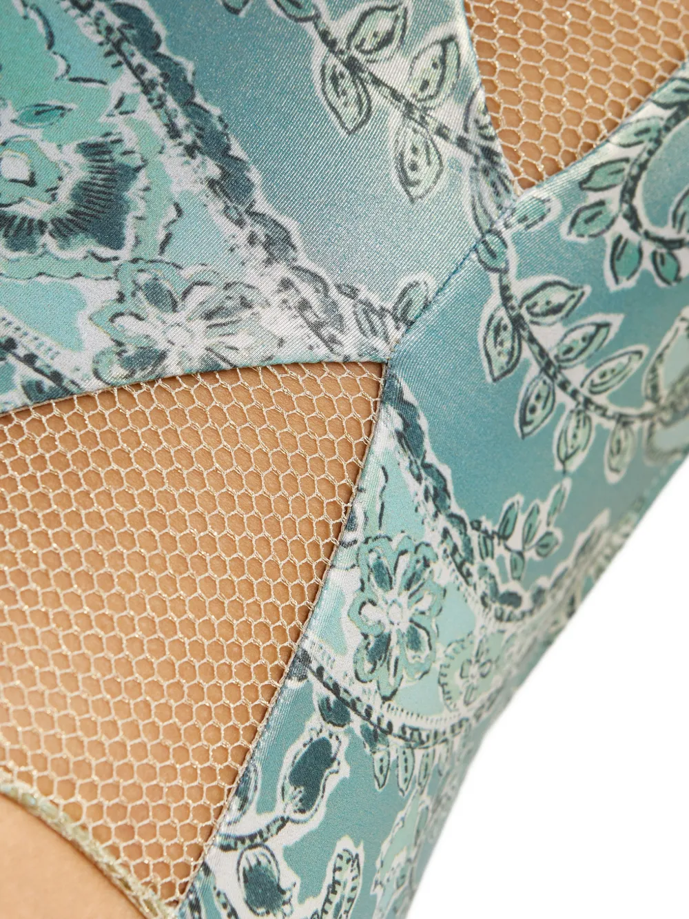 Del Maar Alaya badpak met paisley-print Blauw