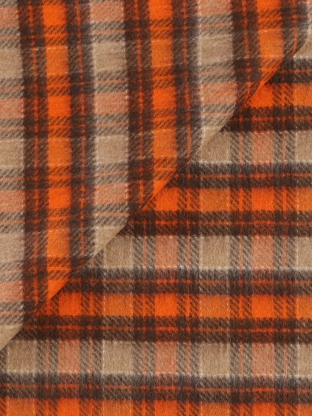  Loewe Checked Fringed Blanket (180cm X 140cm) - Neutrals 