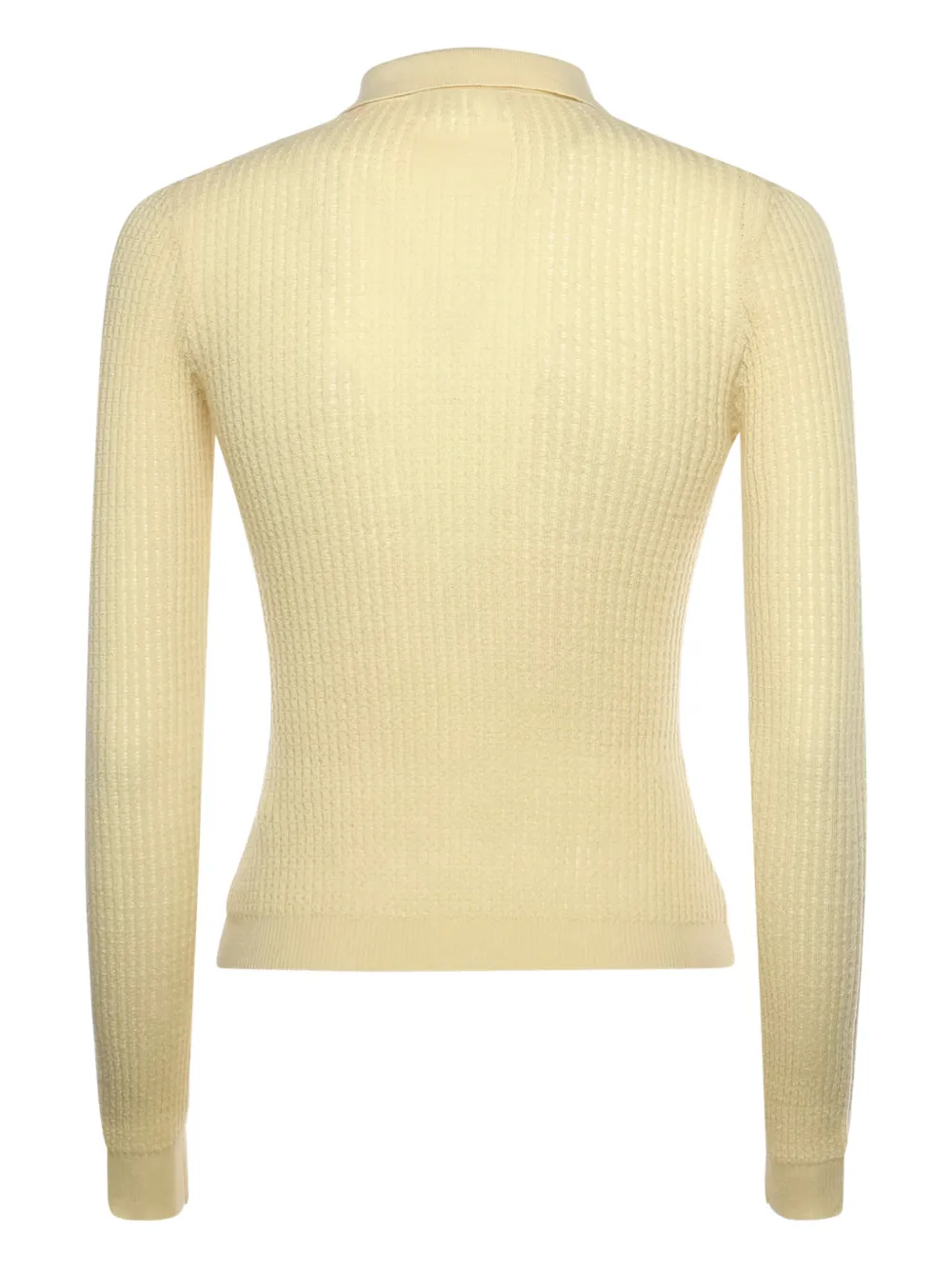 Guest In Residence Shrunken polo top - Geel