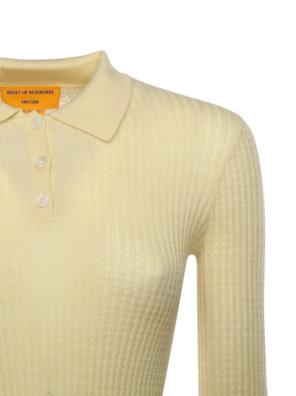 Guest In Residence Shrunken polotop Geel