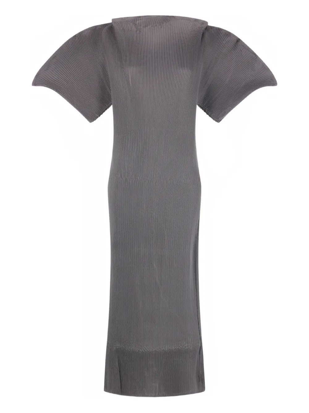 Melitta Baumeister pleated midi dress - Grigio