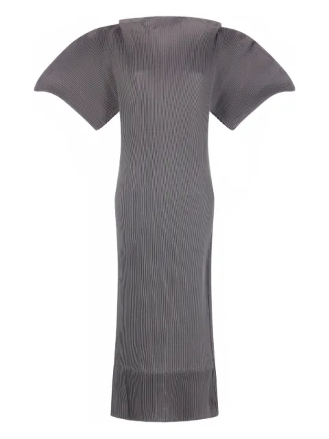 Melitta Baumeister vestido midi con detalle de pliegues