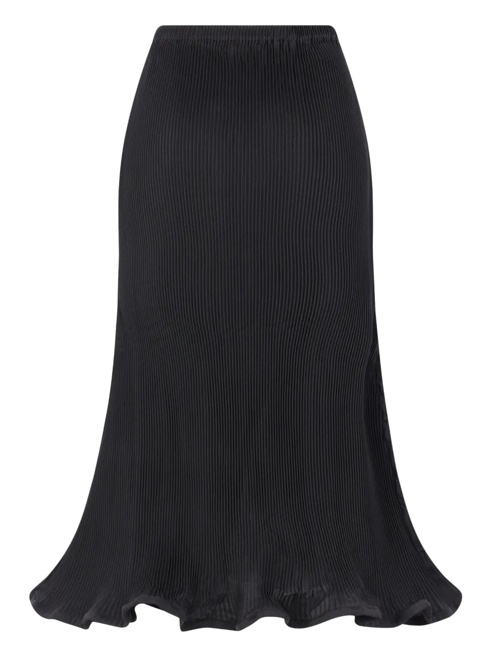 Melitta Baumeister falda plisada con dobladillo en zigzag | negro | Image 1