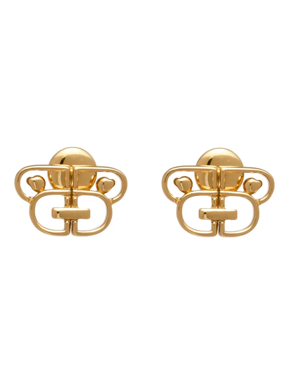 BAPY BY *A BATHING APE® logo-motif stud earrings | Gold | Image 1