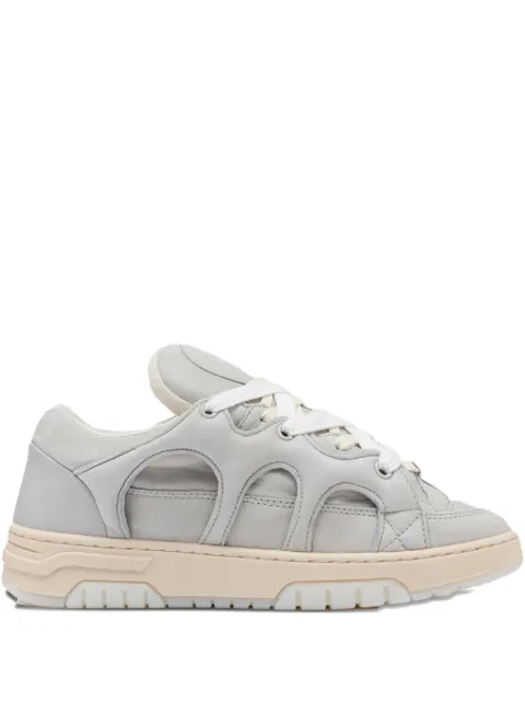 Paura cut-out leather sneakers