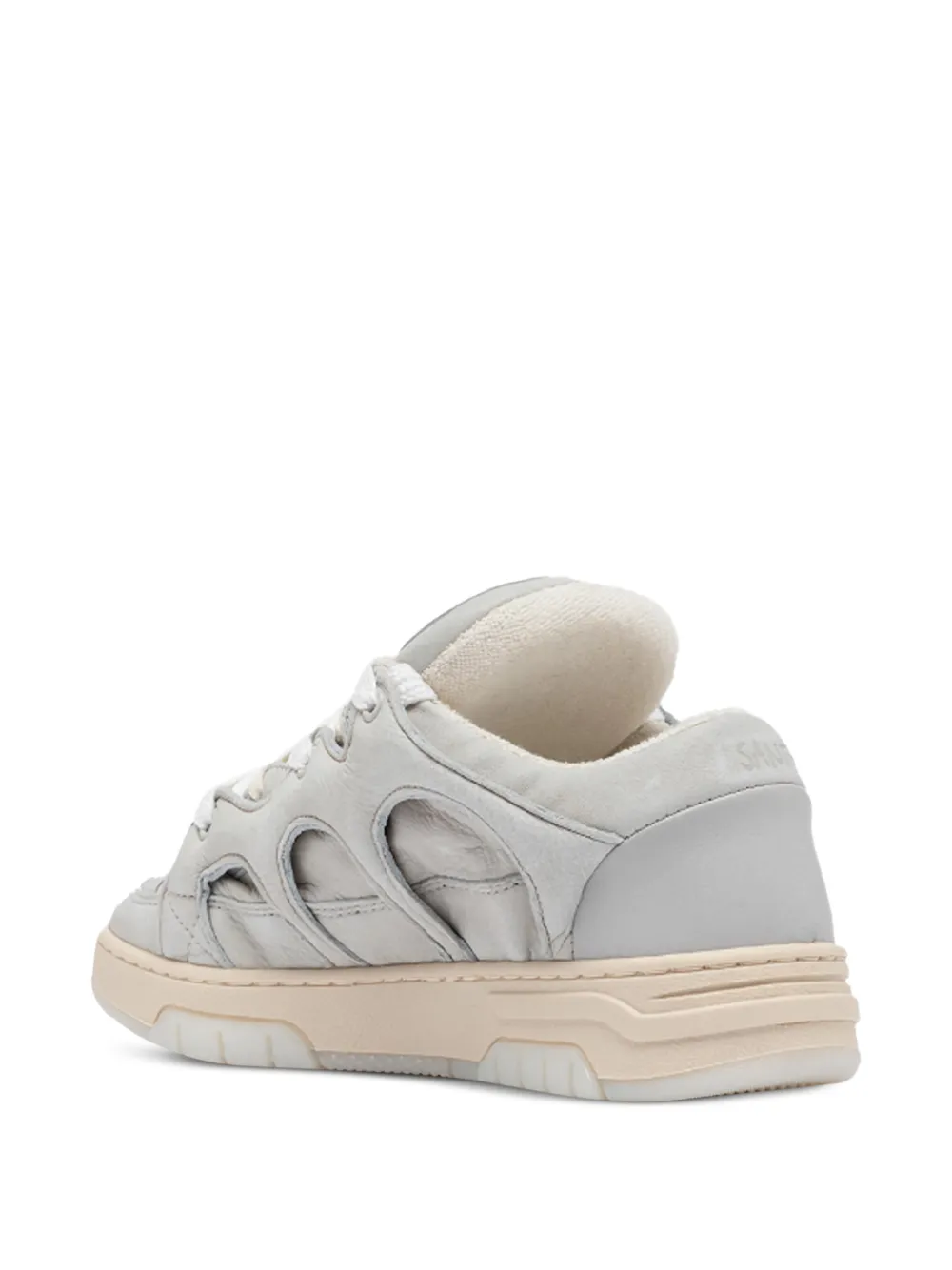 Paura Leren sneakers Grijs