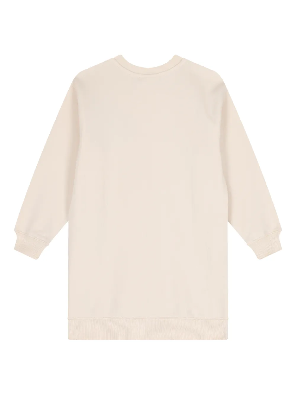 Calvin Klein Kids Sweaterjurk met logo Beige