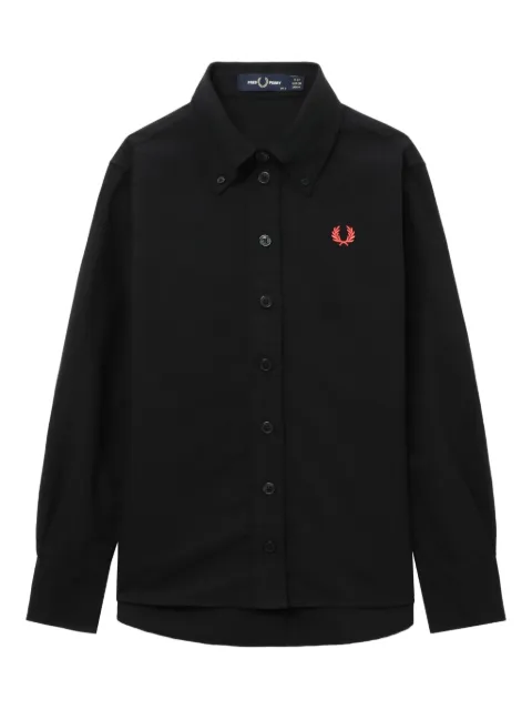 Fred Perry logo-embroidery shirt