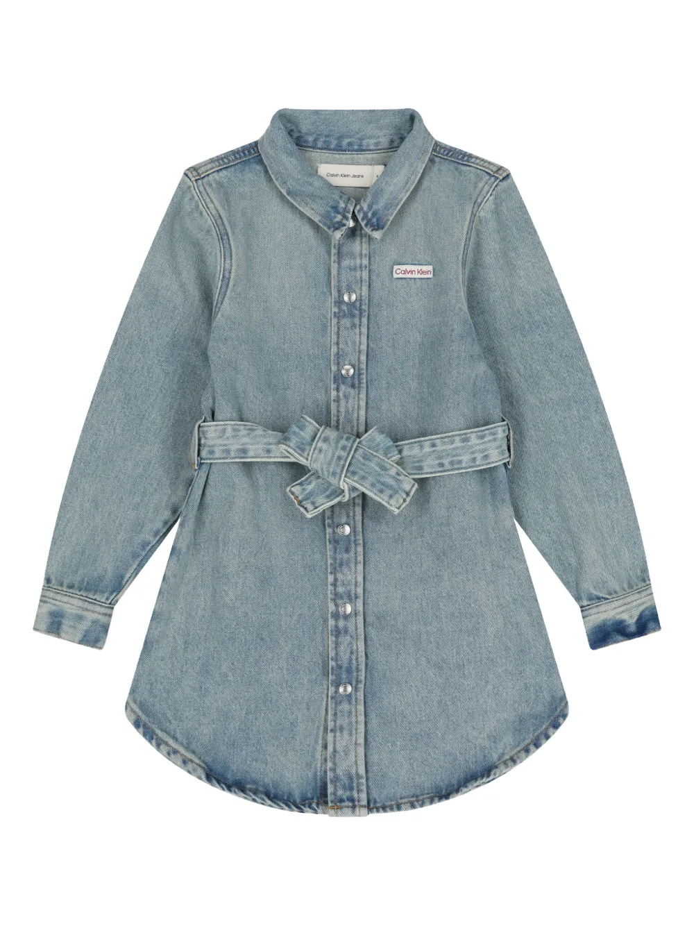 Calvin Klein Kids denim dress - Blu