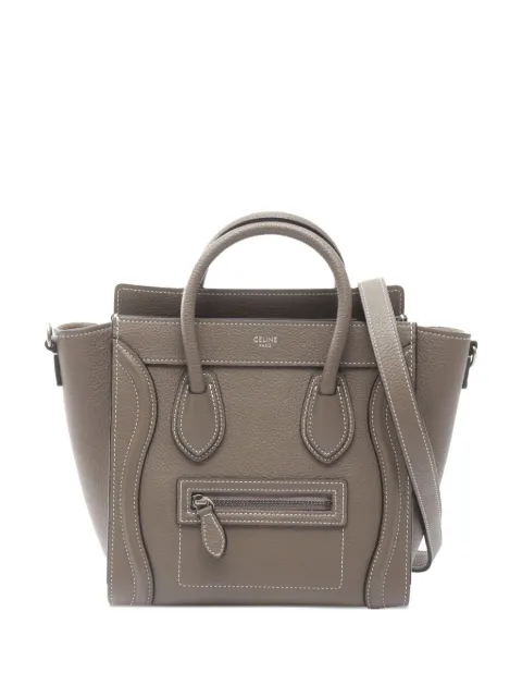 Celine Pre-Owned 2010-2025 Nano Leather Luggage Tote satchel