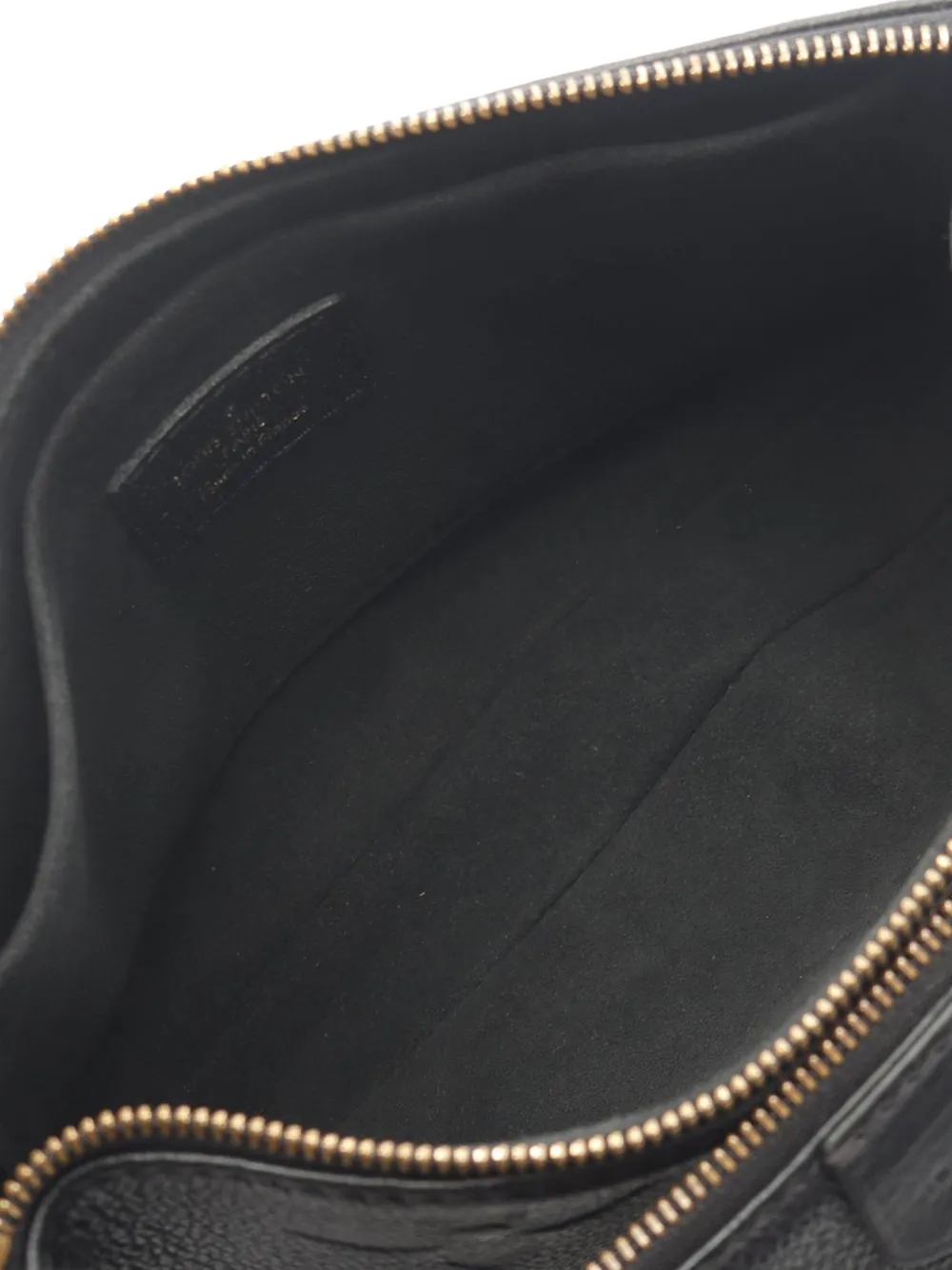 LOUIS VUITTON Pre-owned 2021-2025 Monogram Empreinte Multi Pochette Accessoires Satchel In Black